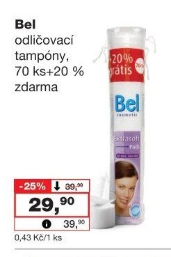 Bel odličovací tampony
