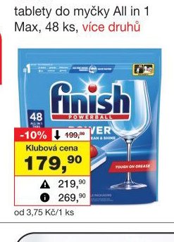 Finish tablety do myčky All in 1 Max