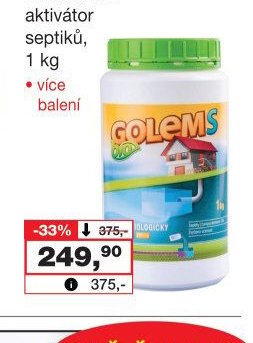 Bio Golem aktivátor septiků