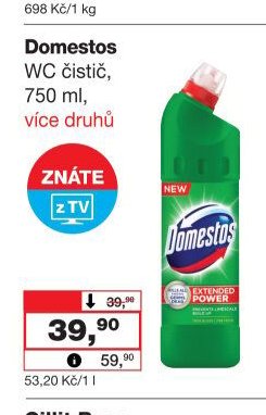 Domestos WC čistič