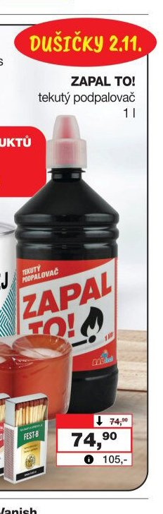 ZAPAL TO! tekutý podpalovač