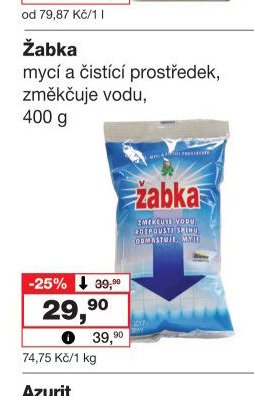 Žabka mycí a čistící prostředek