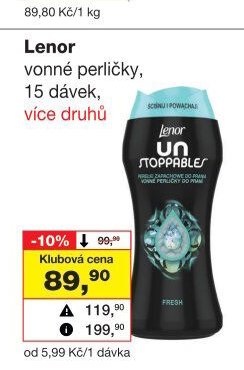 Lenor vonné perličky