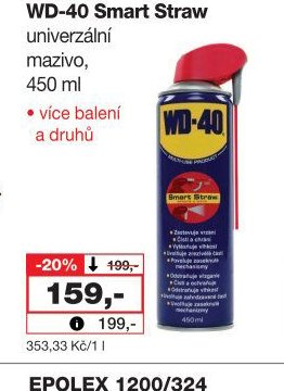 WD-40 Smart Straw univerzální mazivo, 450 ml