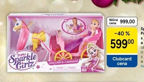 Sparkle Girlz Princezna s jednorožcem a kočárem