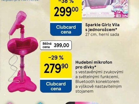 Hudební mikrofon pro dívky