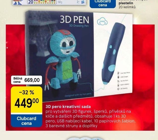 3D pero kreativní sada