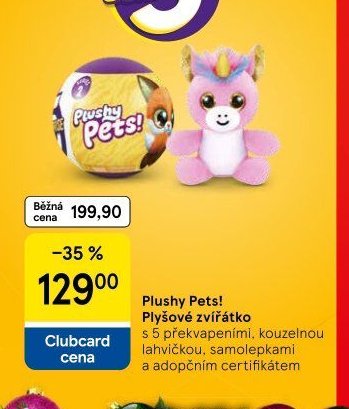 Plushy Pets! Plyšové zvířátko