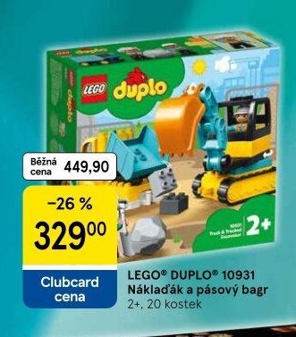 LEGO DUPLO 10931 Nákladák a pásový bagr