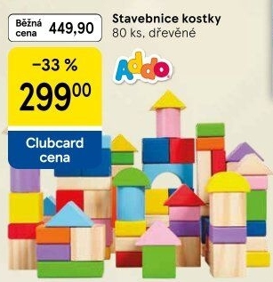 Kostky dřevěné Addo