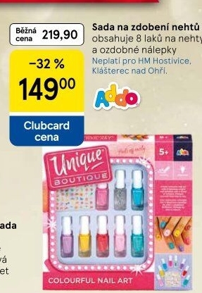 Sada na zdobení nehtů Addo