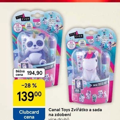 Sada na zdobení zvířátka Canal Toys