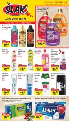 akční leták Šlak drogerie 27.10.2025-8.11.2025