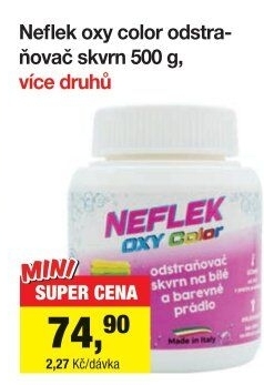 Odstraňovače skvrn Neflek