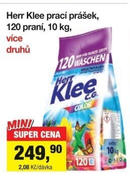 Prací prášek Herr Klee