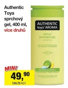 Sprchový gel Authentic toya Aroma