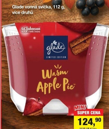 Svíčky vonné Glade by Brise