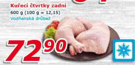 Kuřecí čtvrtky mražené Vodňanské kuře