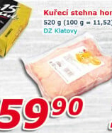 Kuřecí stehna mražená DZ Klatovy