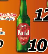 Pivo světlé výčepní 10° Pardál