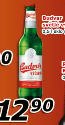 Pivo světlé výčepní Budweiser Budvar