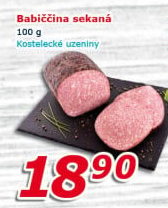 Sekaná babiččina Kostelecké uzeniny