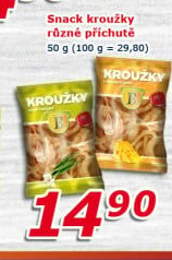 Snack kroužky Bramborárna Zykmund