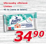Vlhčené ubrousky Linteo