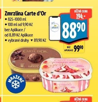 Zmrzlina Carte d'Or