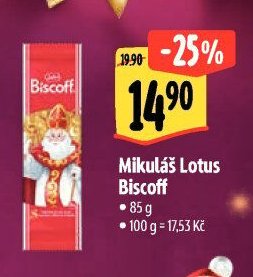 Mikuláš Lotus Biscoff