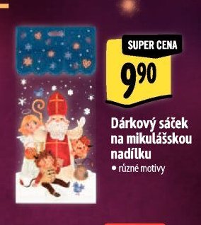 Dárkový sáček na mikulášskou nadílku