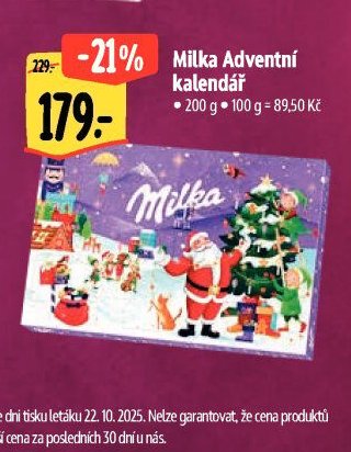 Milka Adventní kalendář