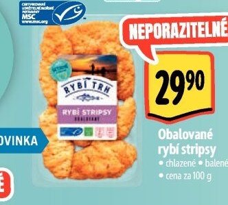 Obalované rybí stripsy