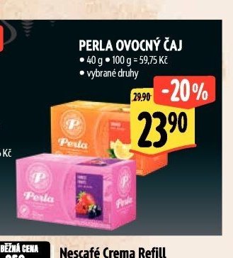 Perla ovocný čaj