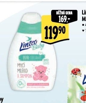 Linteo Baby Mycí mléko a šampon
