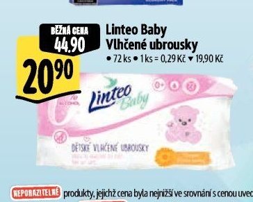Linteo Baby Vlhčené ubrousky