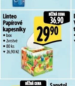 Linteo Papírové kapesníky