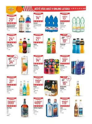 akční leták Globus 29.10.2025-4.11.2025