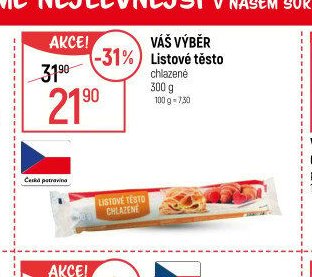 Váš Výběr Listové těsto 300 g