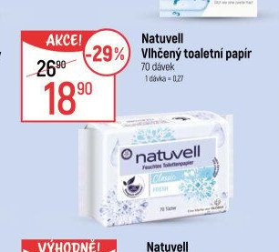 Natuvell Vlhčený toaletní papír