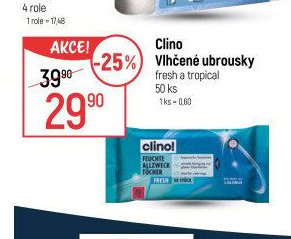 Clino Vlhčené ubrousky