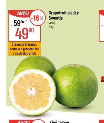 Grapefruit sladký Sweetie