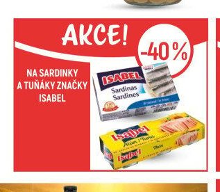 Sardinky a tuňáky značky Isabel