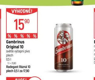 Gambrinus Original 10