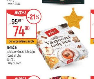 Jemča kolekce vánočních čajů