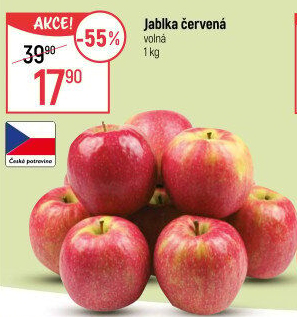 Jablka červená