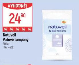 Odličovací tampony Maxi Duo Natuvell