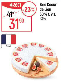 Sýr Brie Coeur de Lion