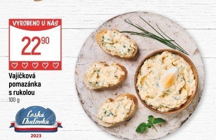 Vajíčková pomazánka s rukolou Globus