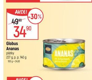Globus Ananas plátky